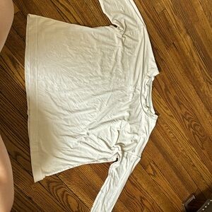 tek gear long sleeve white athletic under shirt